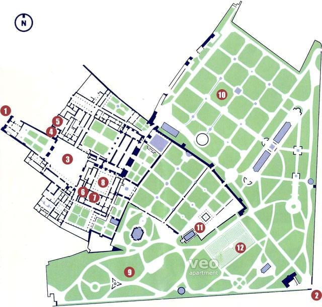 alcazar Σεβίλλη εμφάνιση χάρτη
